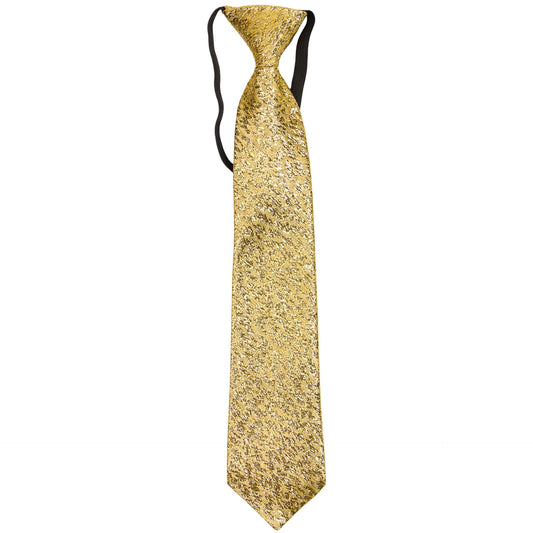 Vittorio Farina Boy's Metallic Elastic Necktie - Gold - Boyswear - Vittorio Farina