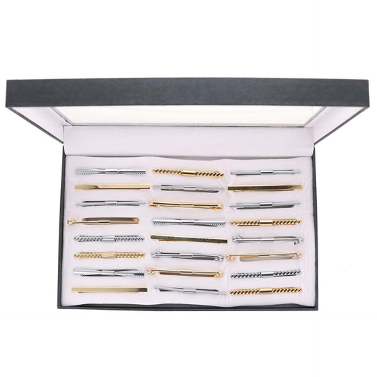 Vittorio Vico Collar Bars in Presentation Box: 24 Pack - Gold - Collar Bars - Vittorio Vico