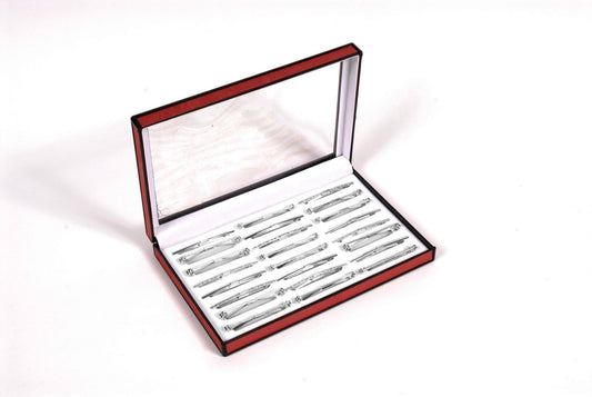 Vittorio Vico Collar Bars in Presentation Box: 24 Pack - Gold - Collar Bars - Vittorio Vico