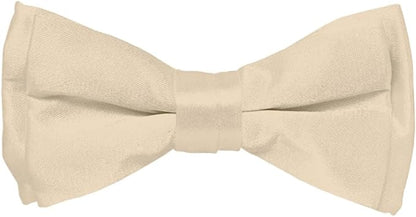Vittorio Farina Boy's Pretied Solid Silky Satin Bow Tie Vittorio Farina