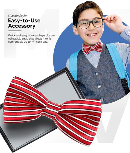 Vittorio Farina Boy's Design Satin Bow Tie Vittorio Farina