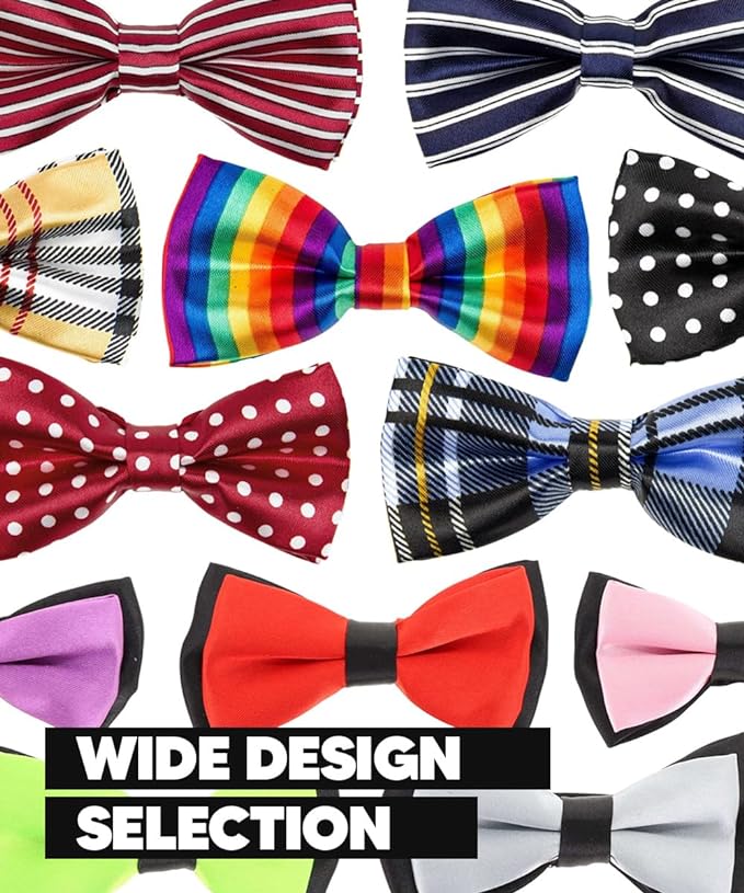 Vittorio Farina Boy's Design Satin Bow Tie Vittorio Farina