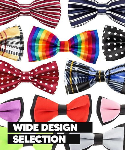 Vittorio Farina Boy's Design Satin Bow Tie Vittorio Farina