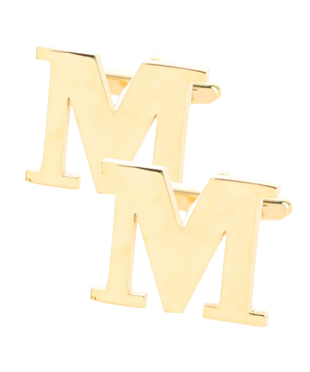 Vittorio Vico Plain Initial Cufflinks in Gift Box Vittorio Vico