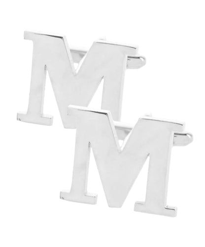 Vittorio Vico Plain Initial Cufflinks in Gift Box Vittorio Vico