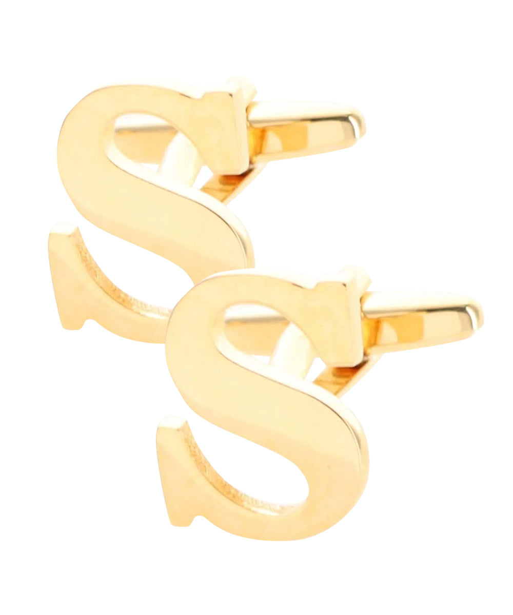 Vittorio Vico Plain Initial Cufflinks in Gift Box Vittorio Vico