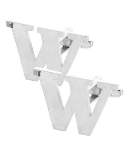 Vittorio Vico Plain Initial Cufflinks in Gift Box Vittorio Vico