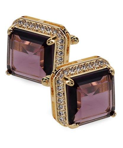 Vittorio Vico Large Big Square Crystal Colorstone Cufflinks: CL 70XX Series Vittorio Vico