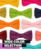 Vittorio Farina Boy's Pretied Solid Silky Satin Bow Tie Vittorio Farina