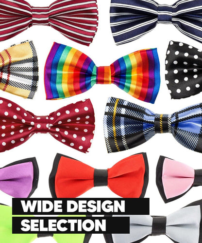 Vittorio Farina Boy's Design Satin Bow Tie Vittorio Farina