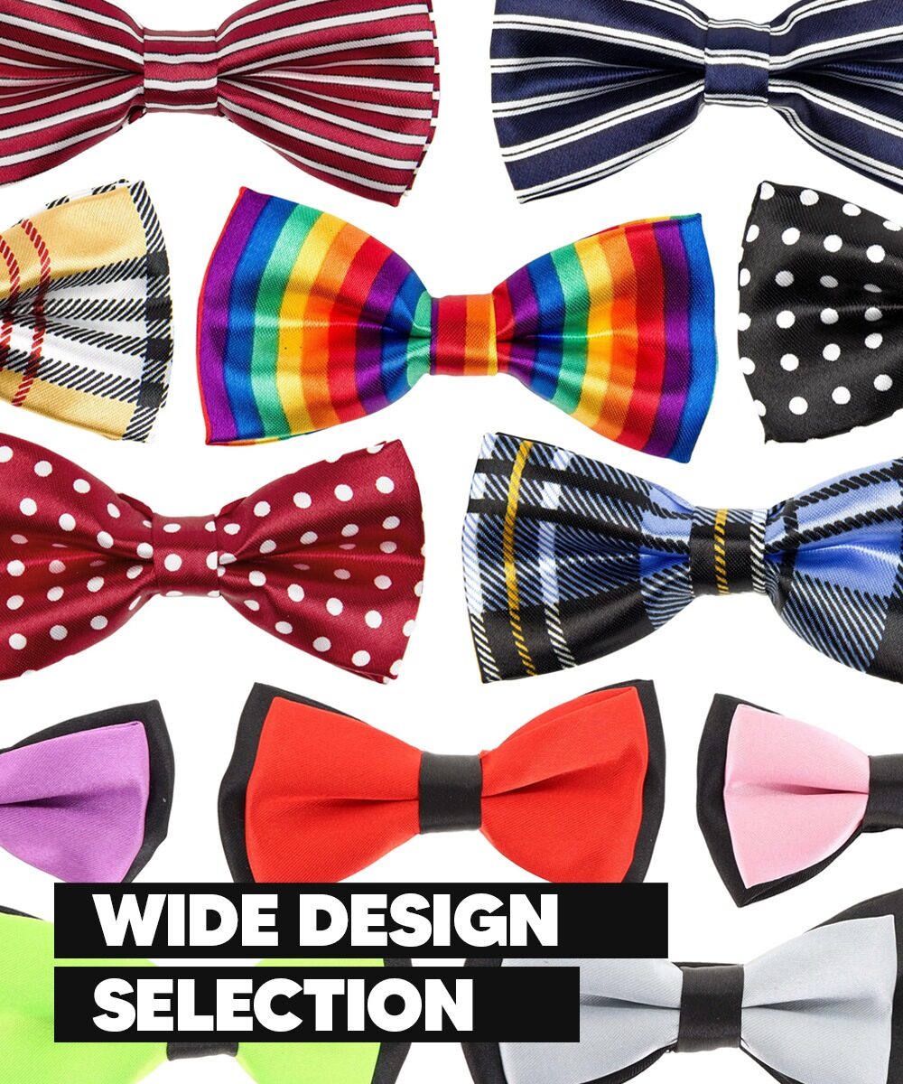 Vittorio Farina Boy's Design Satin Bow Tie Vittorio Farina