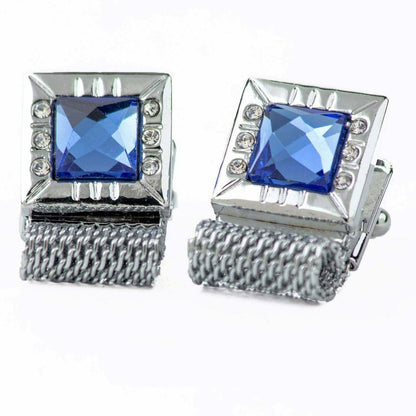 Vittorio Vico Colorful Crystal Chain Cufflinks in Gift Box Vittorio Vico