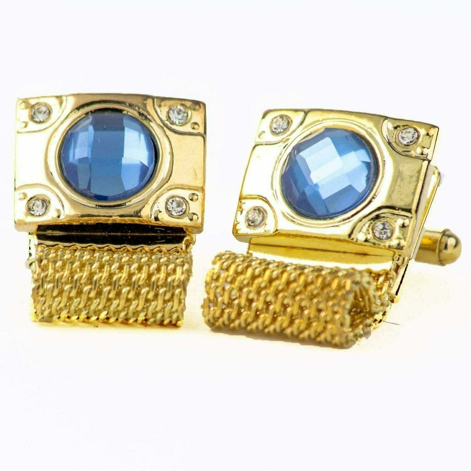 Vittorio Vico Colorful Crystal Chain Cufflinks in Gift Box Vittorio Vico