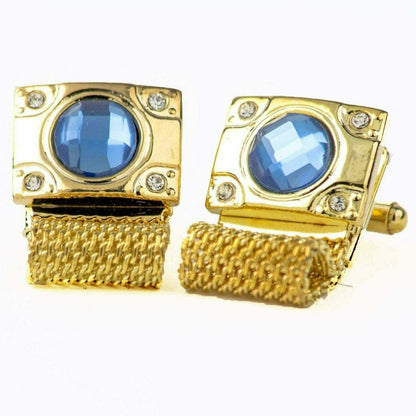 Vittorio Vico Colorful Crystal Chain Cufflinks in Gift Box Vittorio Vico