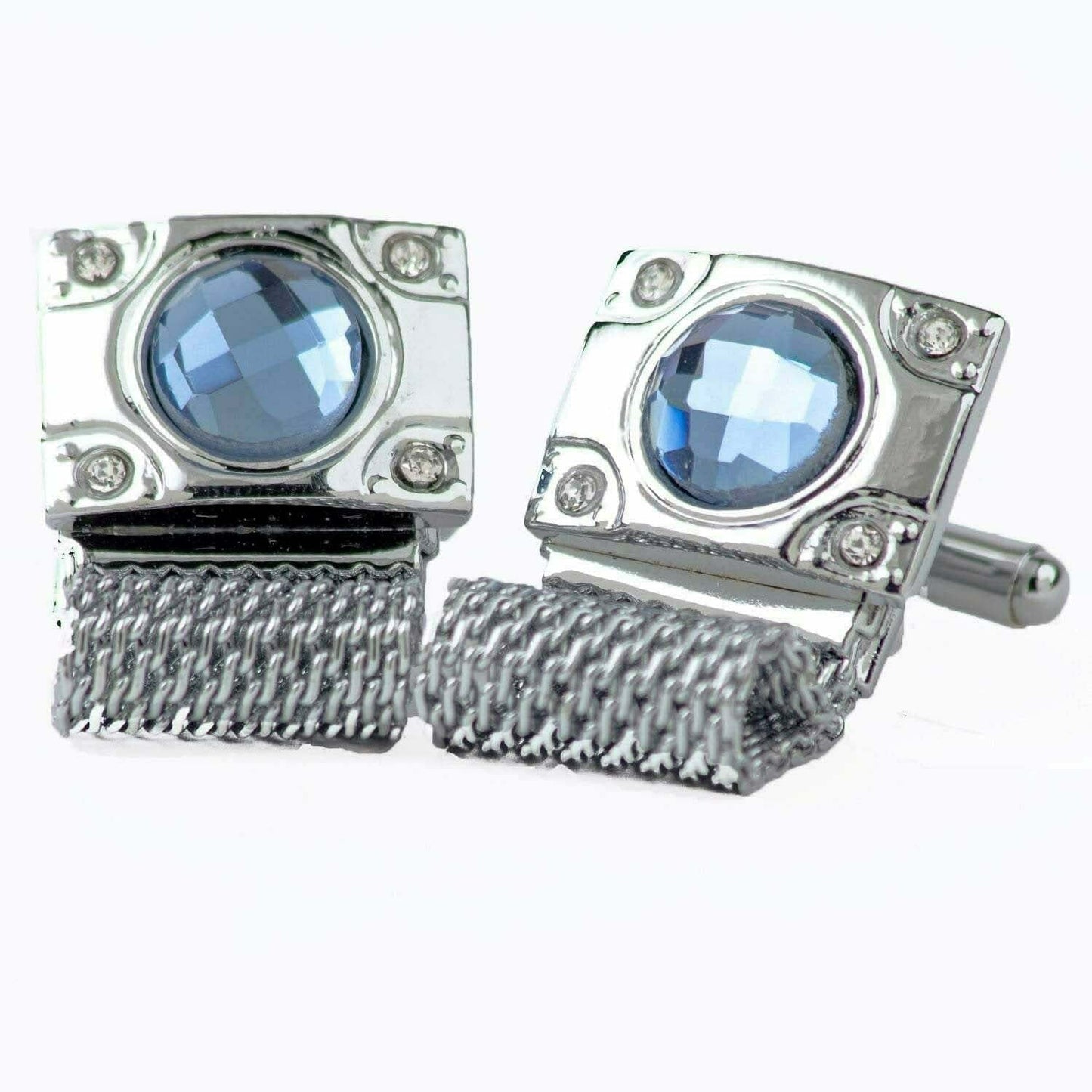 Vittorio Vico Colorful Crystal Chain Cufflinks in Gift Box Vittorio Vico