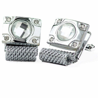Vittorio Vico Colorful Crystal Chain Cufflinks in Gift Box Vittorio Vico