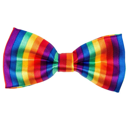 Vittorio Farina Boy's Design Satin Bow Tie - Rainbow - Boyswear - Vittorio Farina