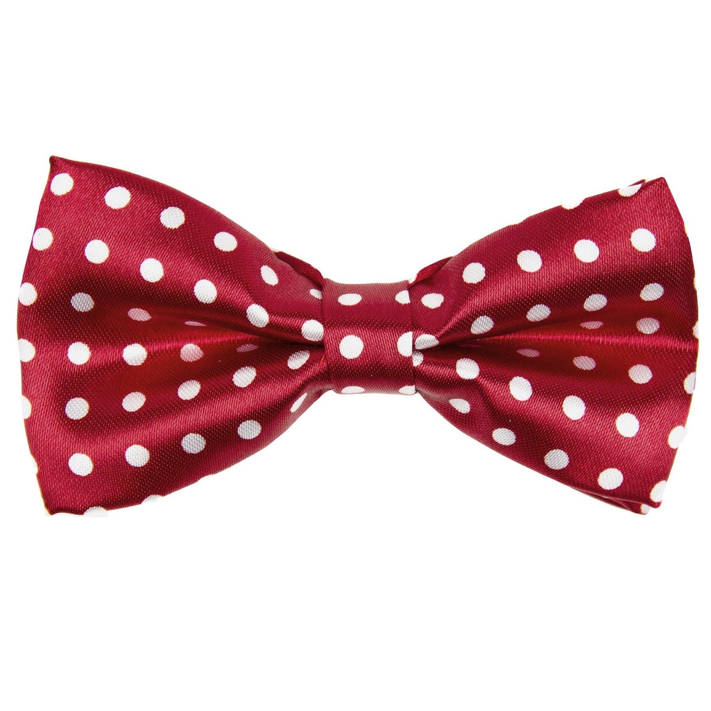 Vittorio Farina Boy's Design Satin Bow Tie - Red and White Polka Dot - Boyswear - Vittorio Farina