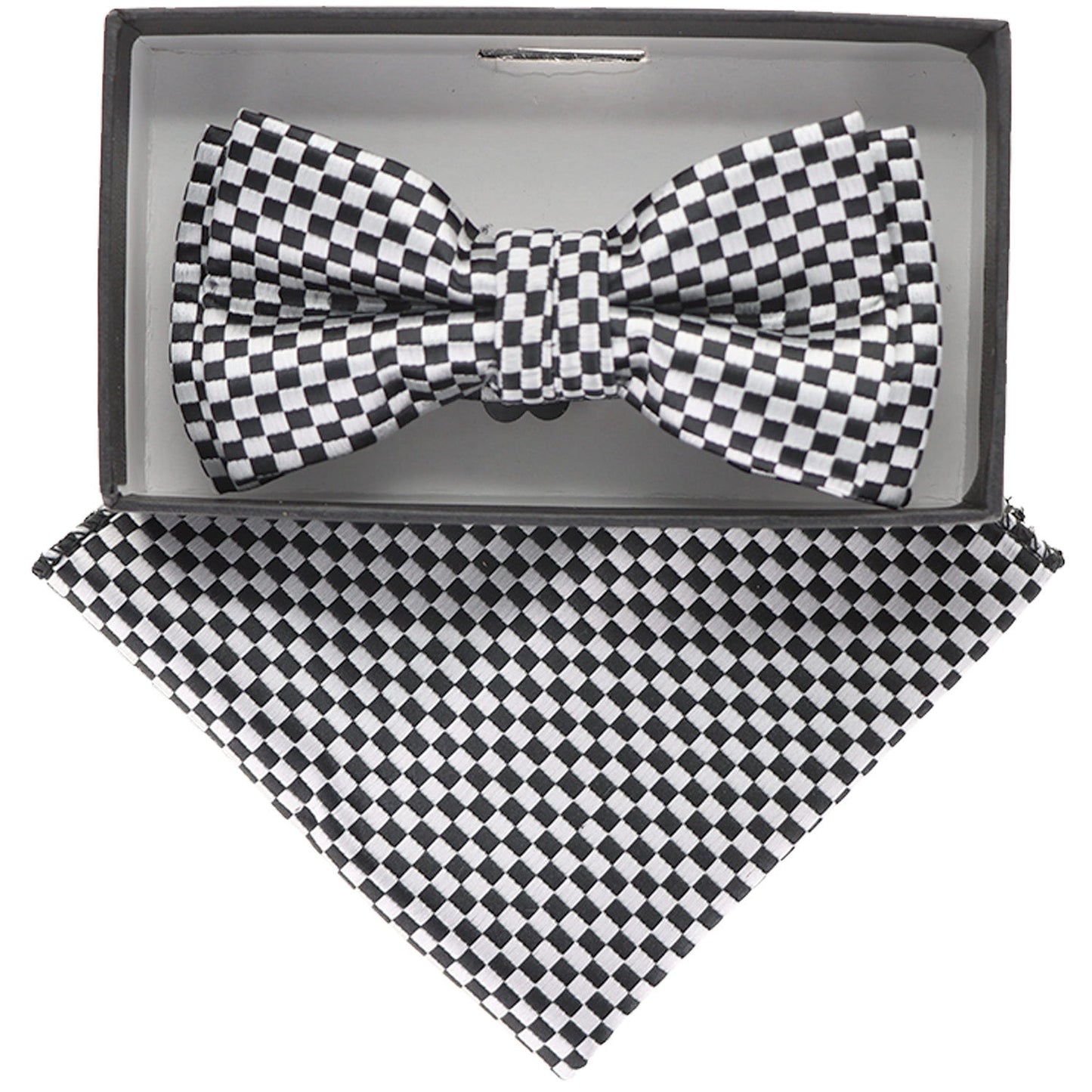 Vittorio Farina Boy's Floral Print Design Bow Tie & Pocket Square in Gift Box - KBH 050 - Bow Tie & Pocket Square - Vittorio Farina