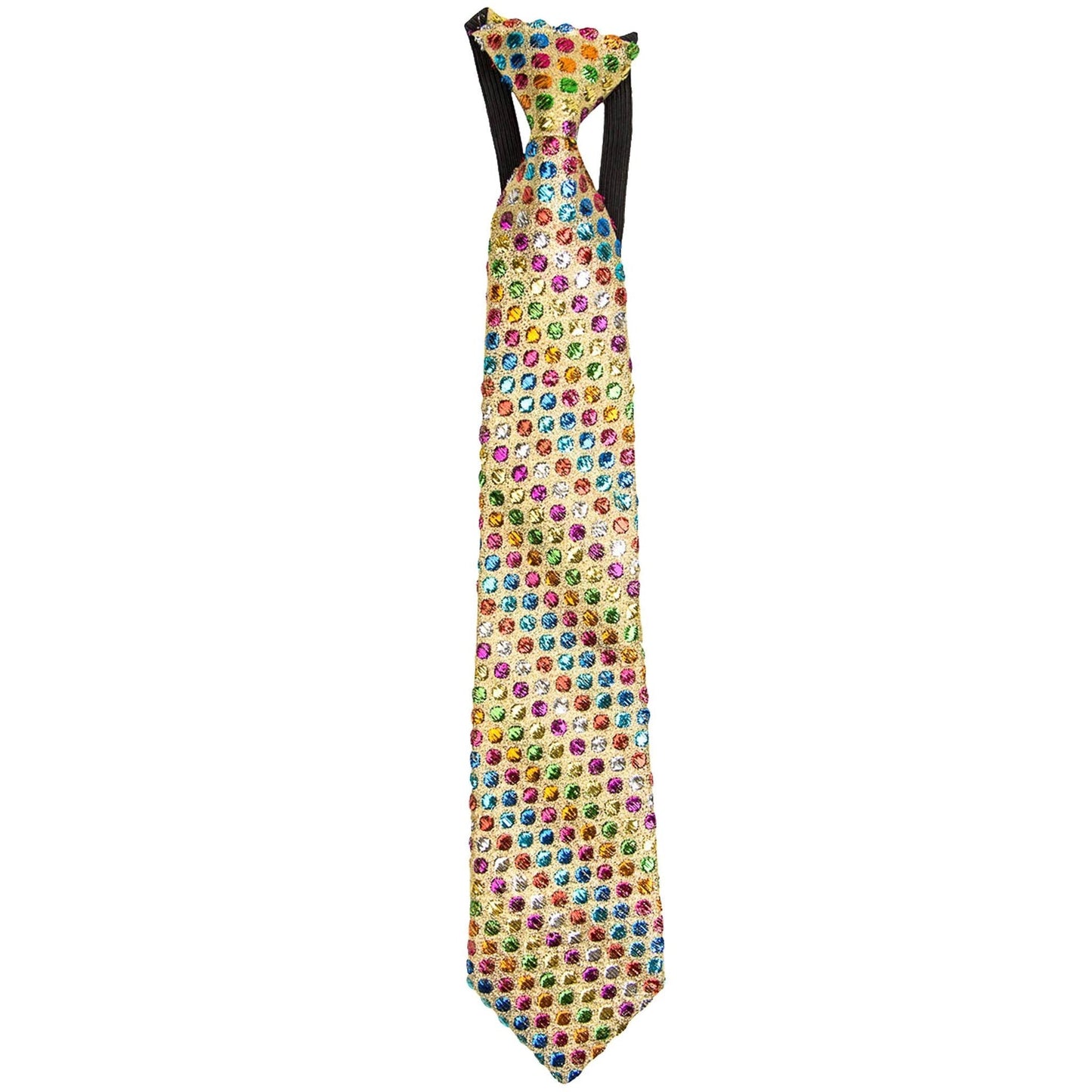 Vittorio Farina Boy's Metallic Elastic Necktie - Rainbow - Boyswear - Vittorio Farina