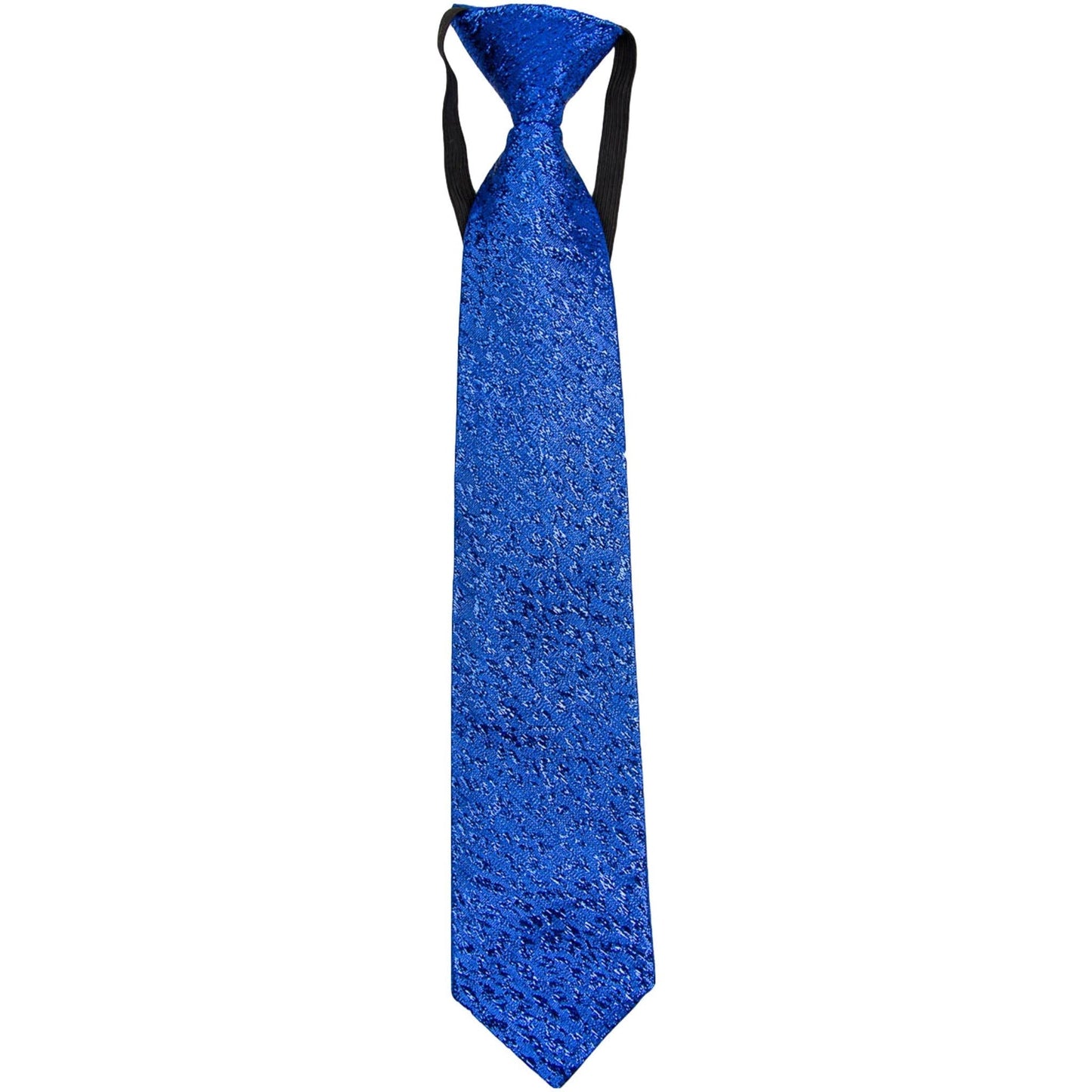 Vittorio Farina Boy's Metallic Elastic Necktie - Royal Blue - Boyswear - Vittorio Farina