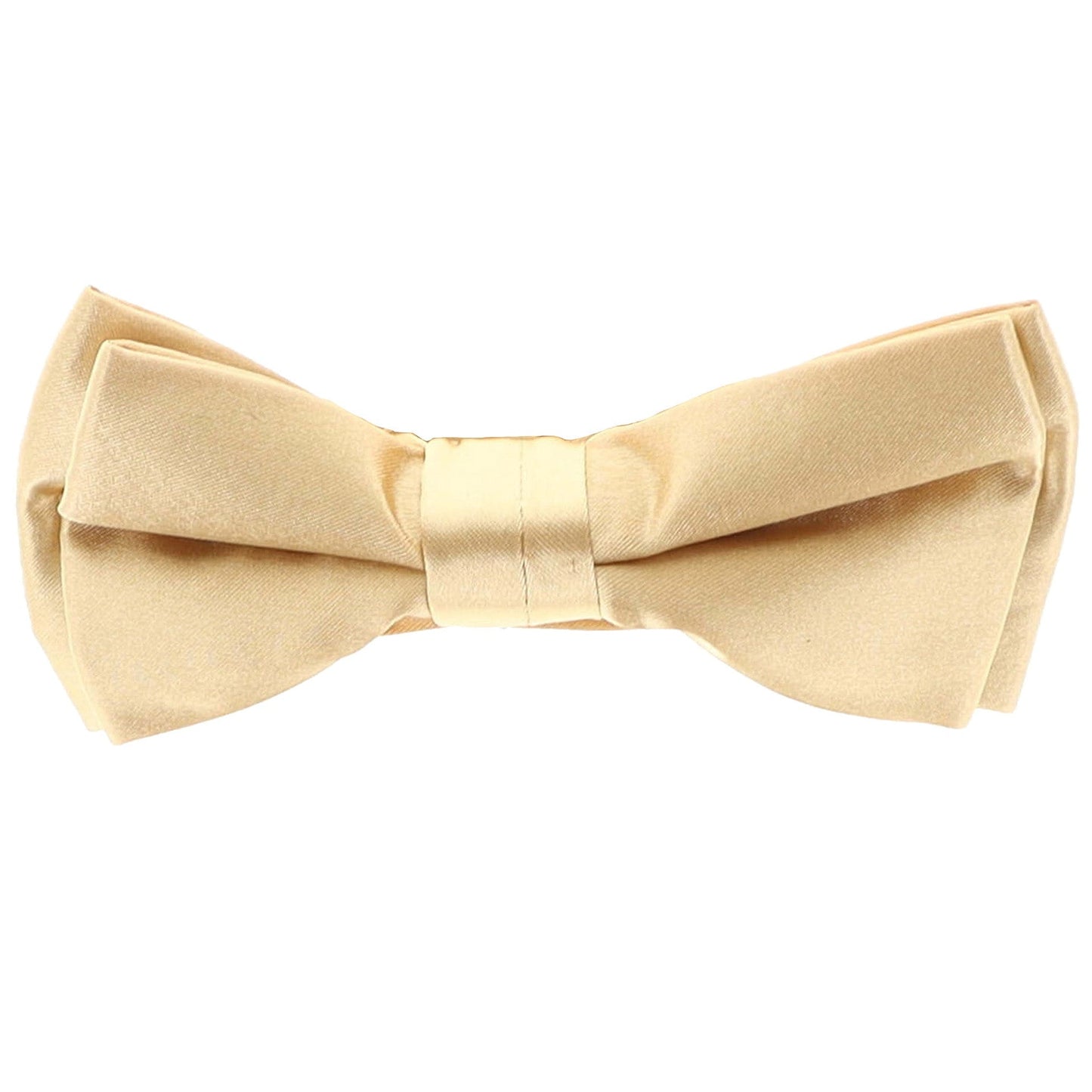 Vittorio Farina Boy's Pretied Solid Silky Satin Bow Tie - Gold - Boyswear - Vittorio Farina