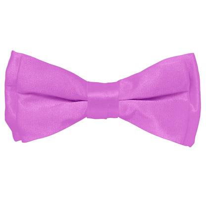 Vittorio Farina Boy's Pretied Solid Silky Satin Bow Tie - Lavender - Boyswear - Vittorio Farina