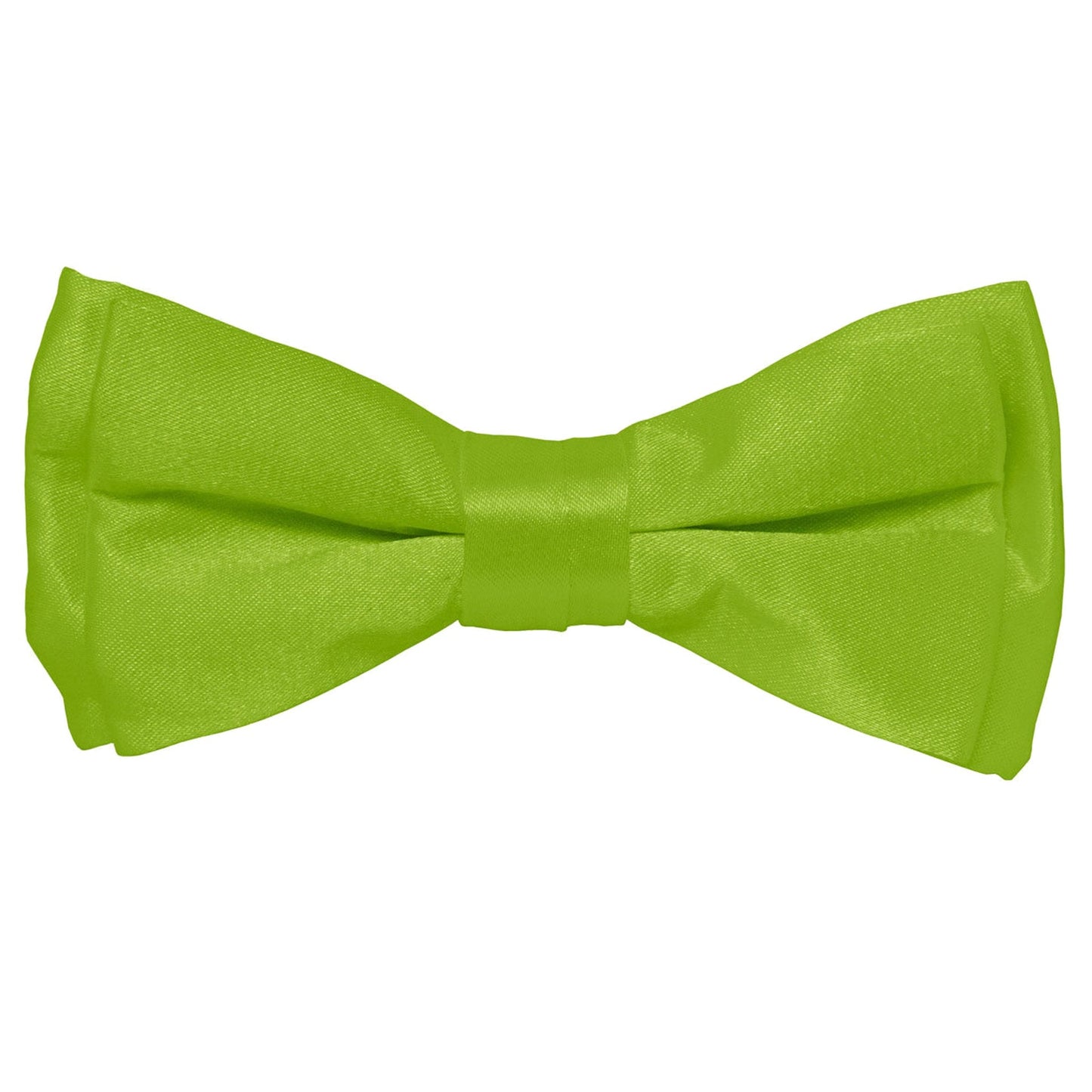 Vittorio Farina Boy's Pretied Solid Silky Satin Bow Tie - Olive Green - Boyswear - Vittorio Farina