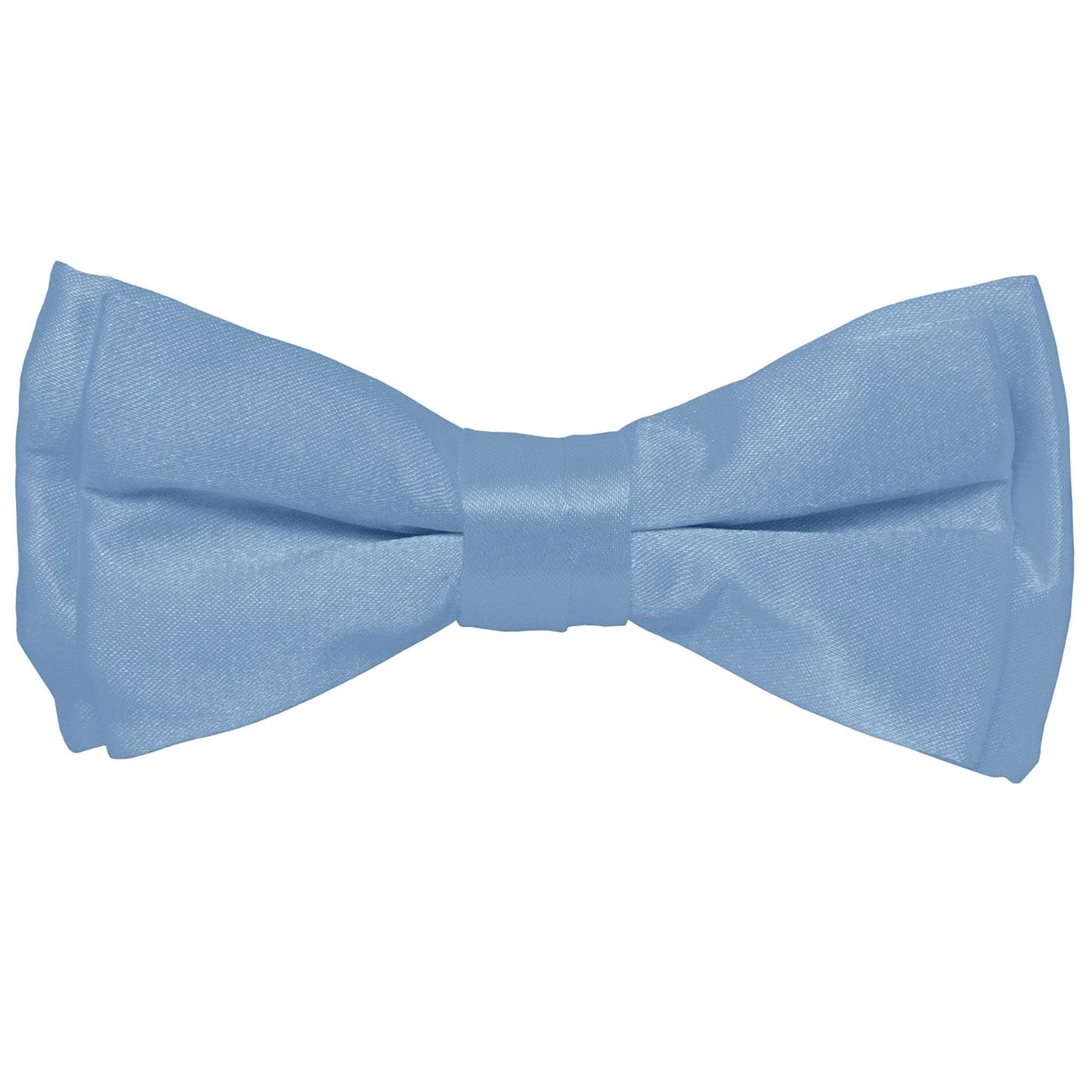 Vittorio Farina Boy's Pretied Solid Silky Satin Bow Tie - Sky Blue - Boyswear - Vittorio Farina