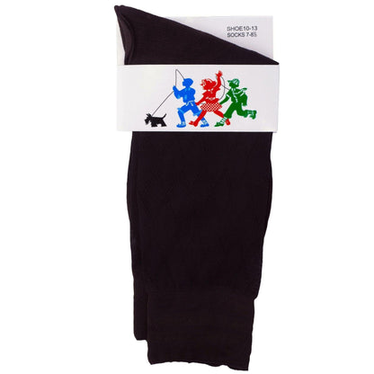 Vittorio Farina Boy's Ribbed Shear Nylon Anklet Dress Socks - Brown - Boyswear - Vittorio Farina