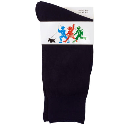 Vittorio Farina Boy's Ribbed Shear Nylon Anklet Dress Socks - Navy Blue - Boyswear - Vittorio Farina