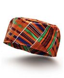 Vittorio Farina Kente Kufi Hat for Men and Women – African Kufi Hat Ideal for Cultural Attire, Outfit & Costume - Kente 1 - Hat - Vittorio Farina