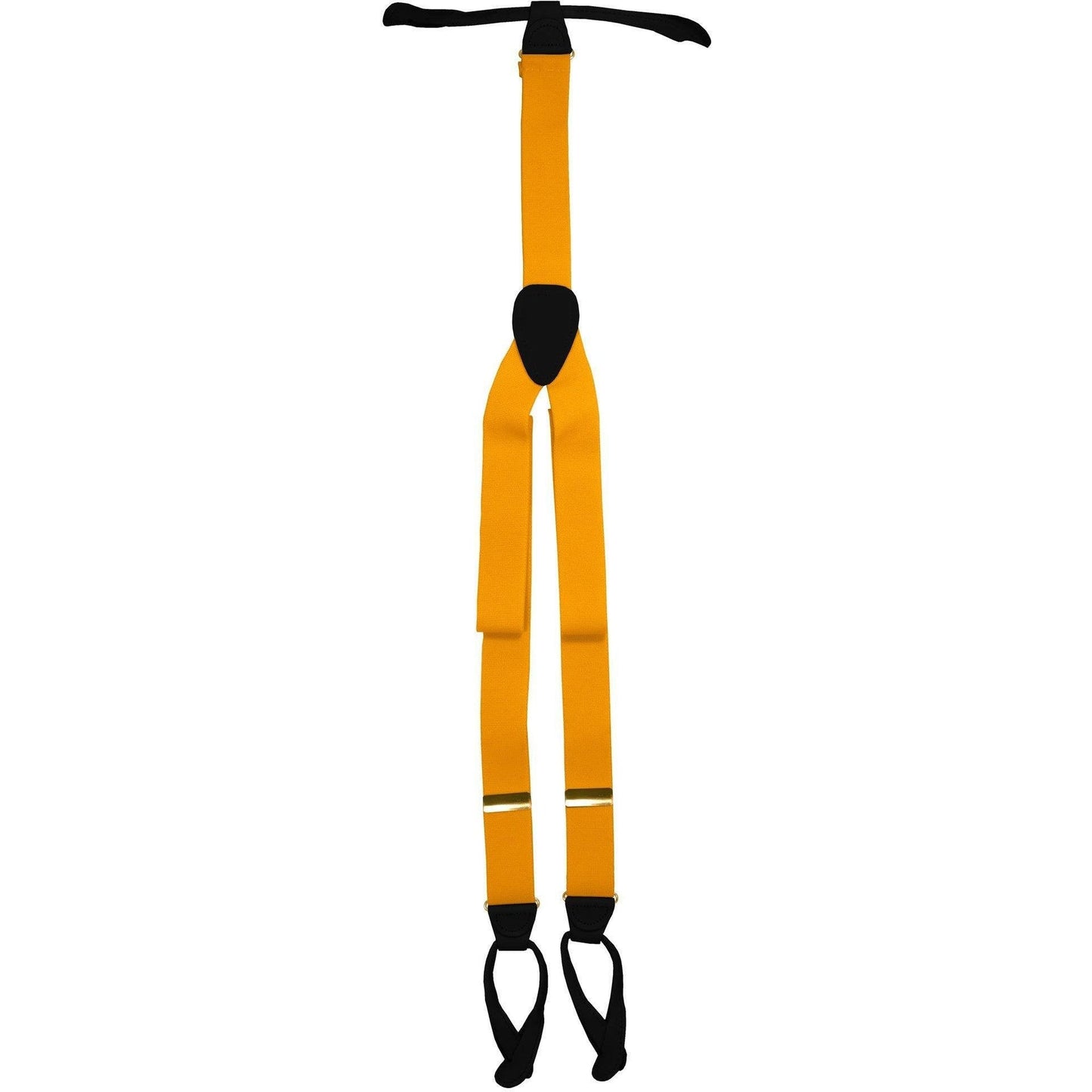 Vittorio Farina Men's Button End Suspender in Gift Box: 70% Polyester & 30% Elastomer - Gold - Suspenders - Vittorio Farina