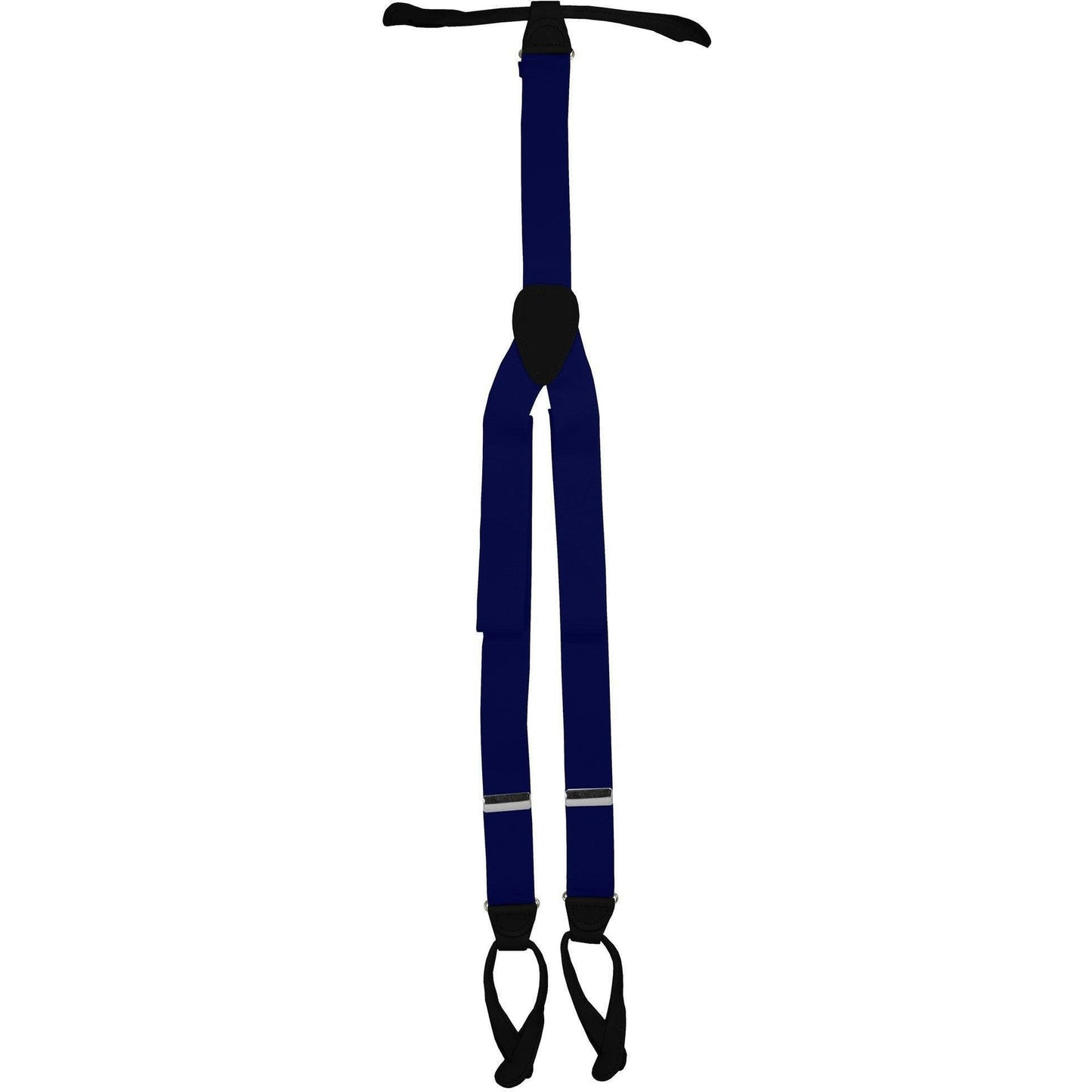 Vittorio Farina Men's Button End Suspender in Gift Box: 70% Polyester & 30% Elastomer - Royal Blue - Suspenders - Vittorio Farina