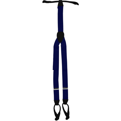 Vittorio Farina Men's Button End Suspender in Gift Box: 70% Polyester & 30% Elastomer - Royal Blue - Suspenders - Vittorio Farina
