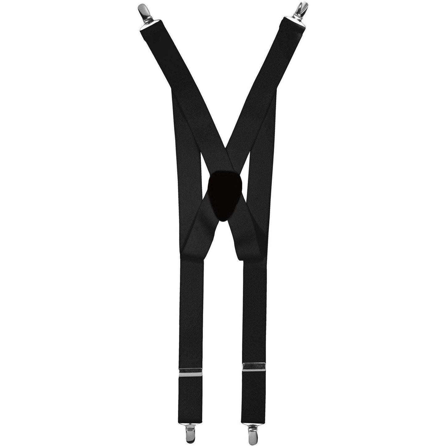 Vittorio Farina Men's Clip End Suspender in Gift Box: 70% Polyester & 30% Elastomer - Charcoal - Suspenders - Vittorio Farina