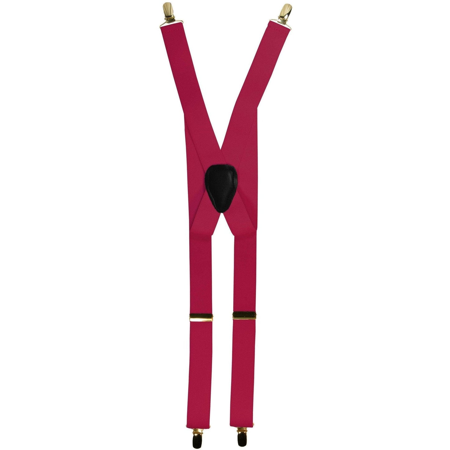Vittorio Farina Men's Clip End Suspender in Gift Box: 70% Polyester & 30% Elastomer - Hot Pink - Suspenders - Vittorio Farina