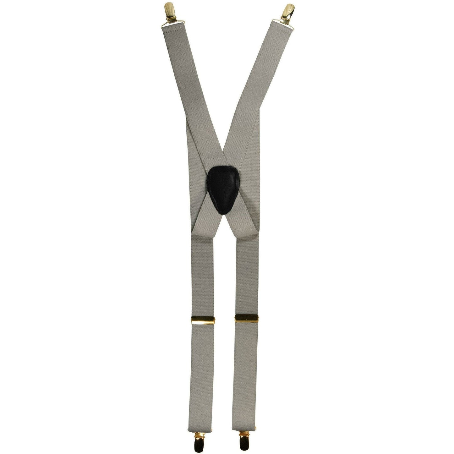 Vittorio Farina Men's Clip End Suspender in Gift Box: 70% Polyester & 30% Elastomer - Silver - Suspenders - Vittorio Farina