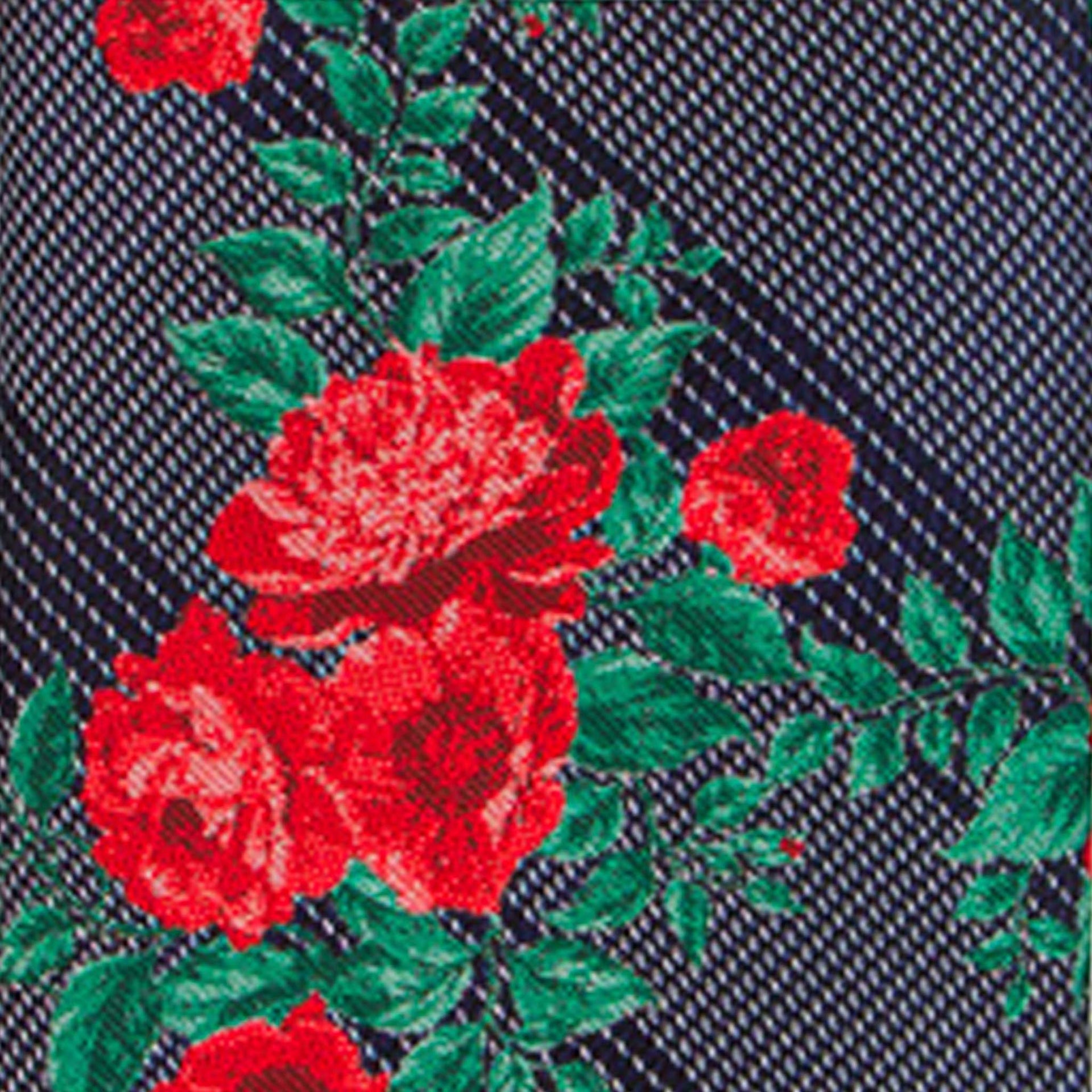 Vittorio Farina Men's Floral Design Necktie & Pocket Square - D-1115 - Necktie & Pocket Square - Vittorio Farina