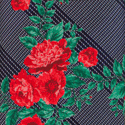 Vittorio Farina Men's Floral Design Necktie & Pocket Square - D-1115 - Necktie & Pocket Square - Vittorio Farina