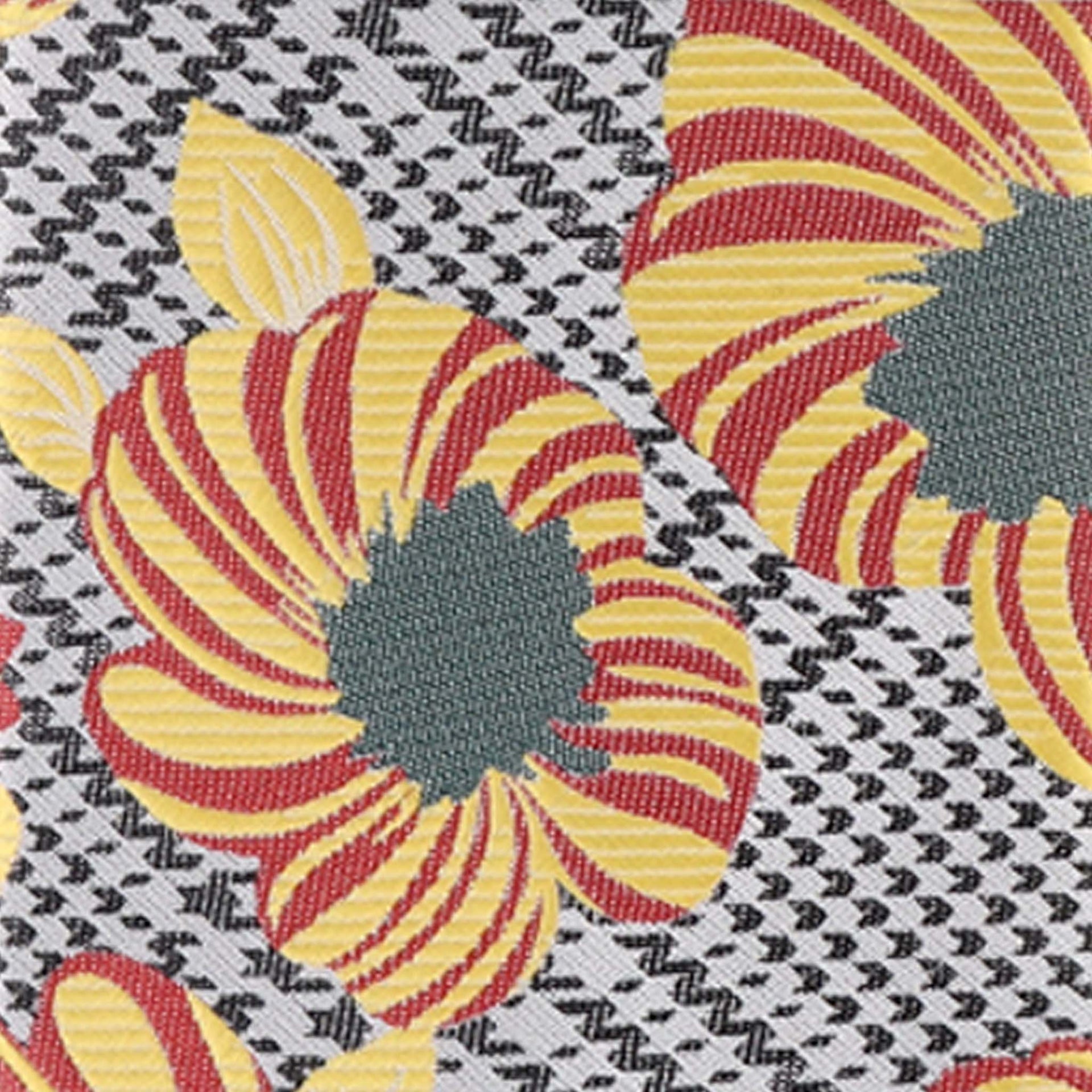 Vittorio Farina Men's Floral Design Necktie & Pocket Square - D-1115 - Necktie & Pocket Square - Vittorio Farina