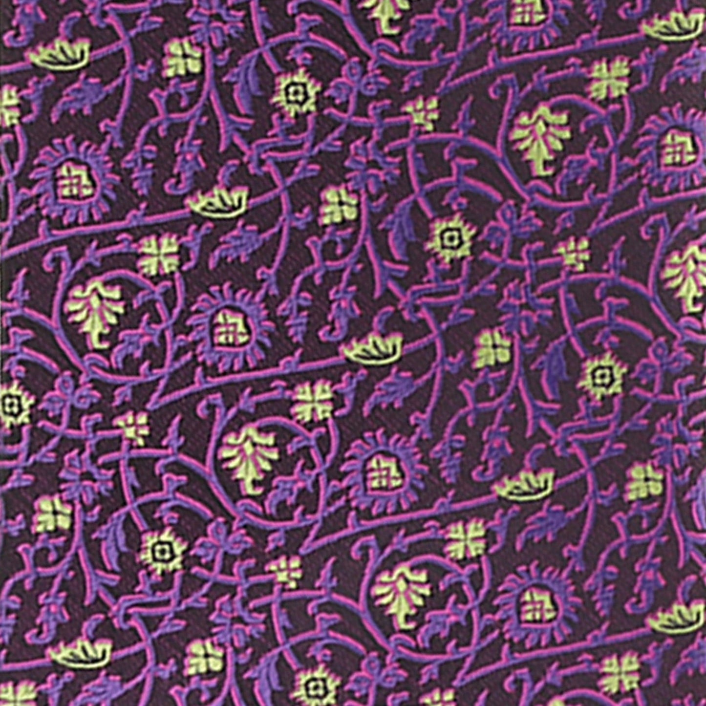 Vittorio Farina Men's Floral Design Necktie & Pocket Square - D-1200 - Necktie & Pocket Square - Vittorio Farina