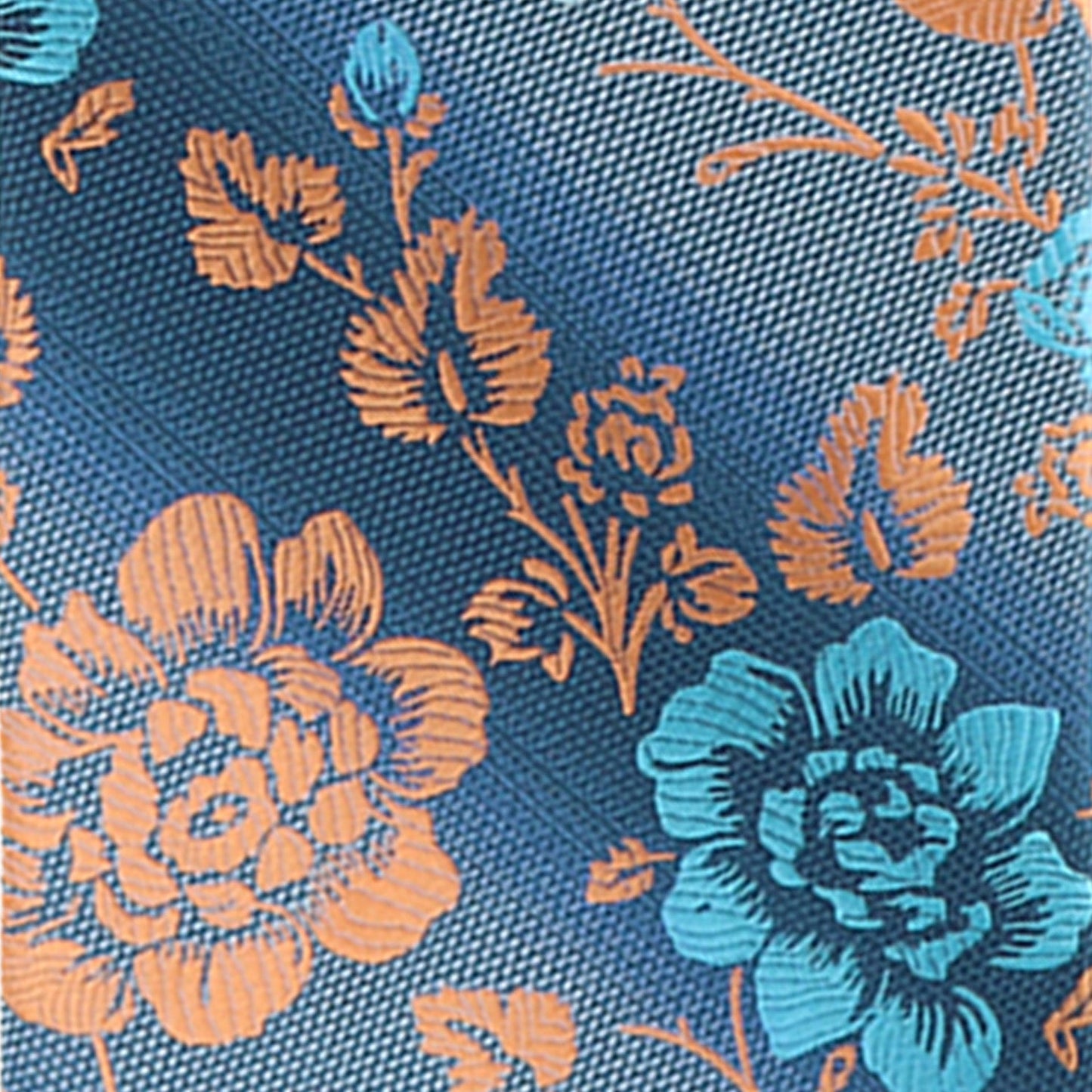 Vittorio Farina Men's Floral Design Necktie & Pocket Square - D-1270 - Necktie & Pocket Square - Vittorio Farina