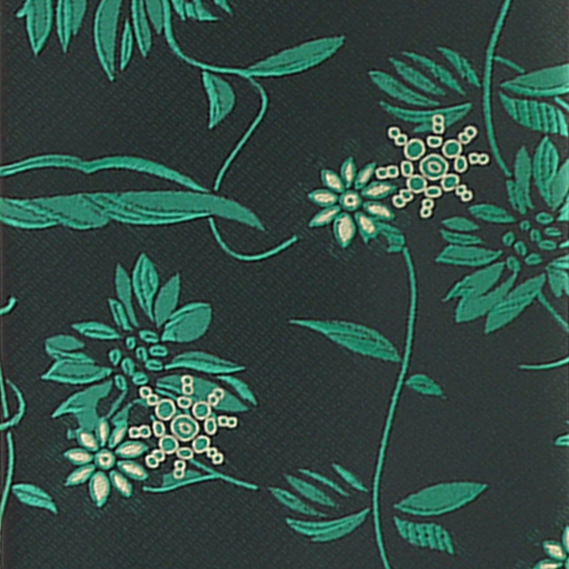 Vittorio Farina Men's Floral Design Necktie & Pocket Square - D-1286 - Necktie & Pocket Square - Vittorio Farina