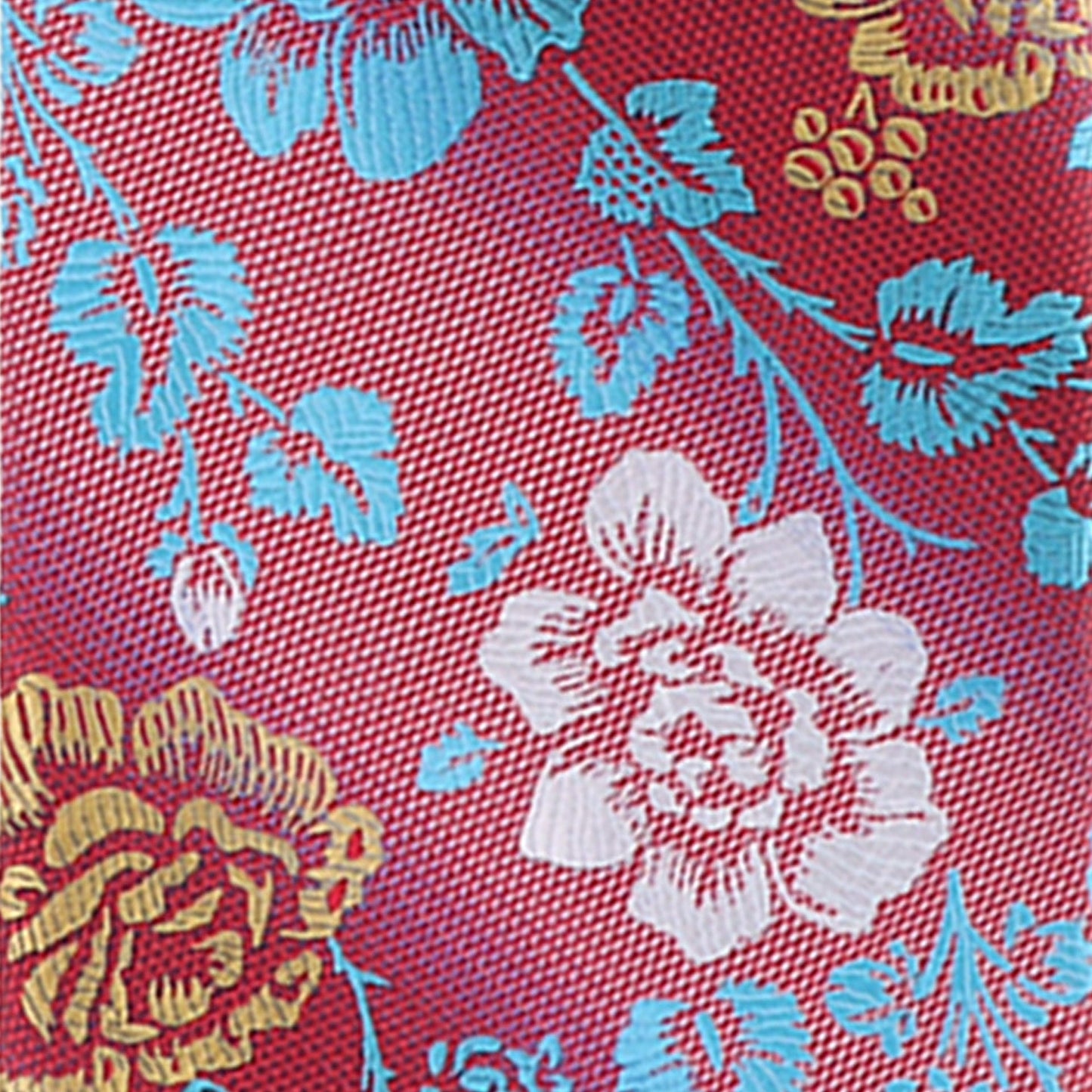 Vittorio Farina Men's Floral Design Necktie & Pocket Square - D-1286 - Necktie & Pocket Square - Vittorio Farina