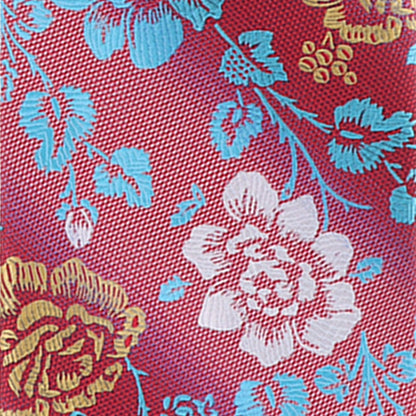 Vittorio Farina Men's Floral Design Necktie & Pocket Square - D-1286 - Necktie & Pocket Square - Vittorio Farina