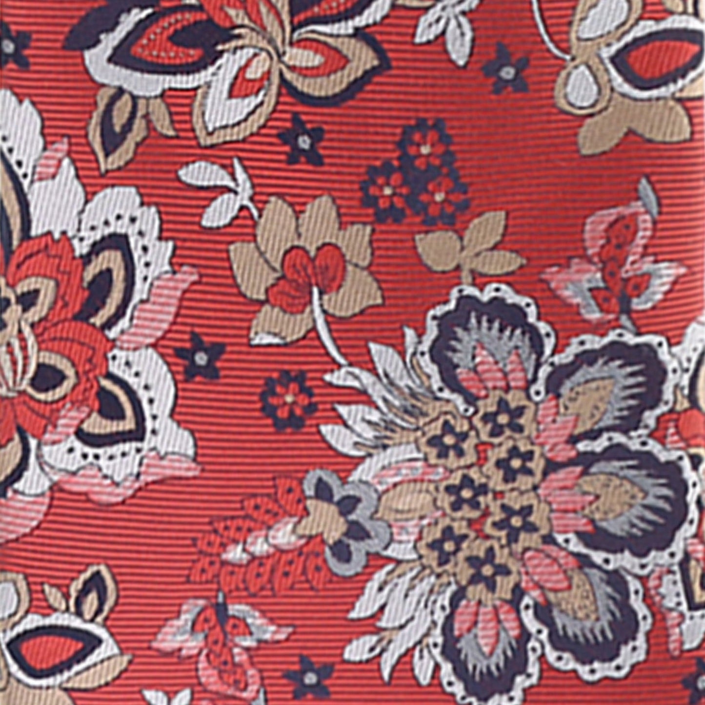 Vittorio Farina Men's Floral Design Necktie & Pocket Square - D-1319 - Necktie & Pocket Square - Vittorio Farina