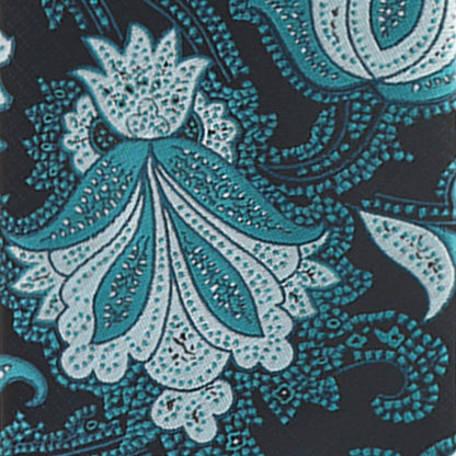 Vittorio Farina Men's Floral Design Necktie & Pocket Square - D-1319 - Necktie & Pocket Square - Vittorio Farina