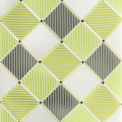 Vittorio Farina Men's Geometric Design Necktie & Pocket Square - D-1178 - Necktie & Pocket Square - Vittorio Farina