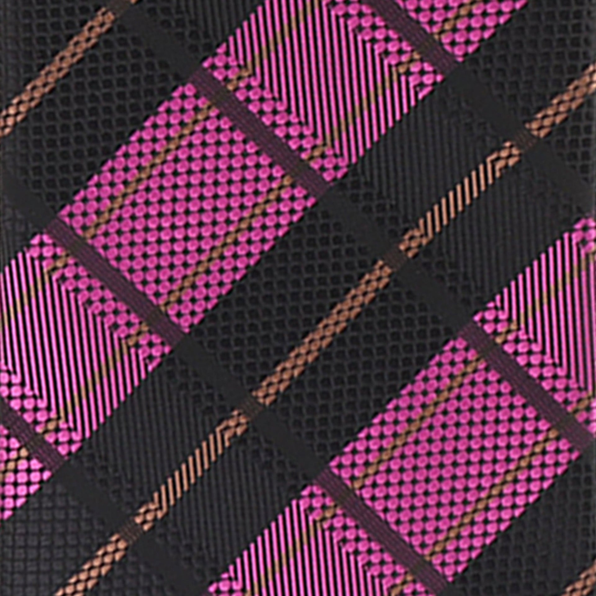 Vittorio Farina Men's Geometric Design Necktie & Pocket Square - D-1258 - Necktie & Pocket Square - Vittorio Farina